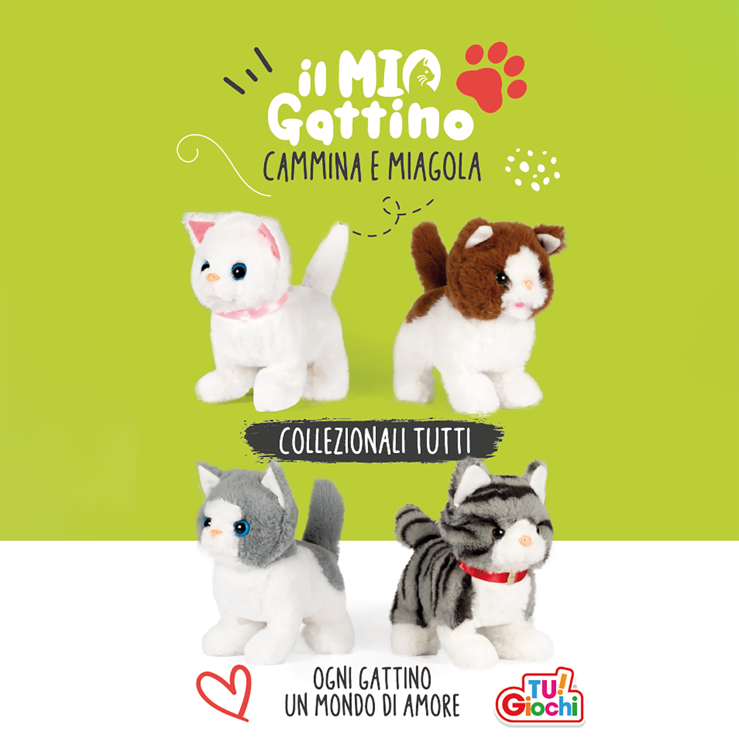 TU GIOCHI - Gattino Interattivo Cammina e Miagola